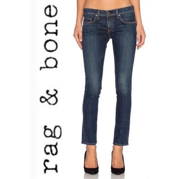 ✨Rag & Bone Tomboy Aged Wash Skinny Sz 31 Jeans✨ - Picture 2 of 11